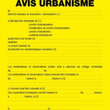 Simplifier les démarches pour l’obtention d’un permis d’urbanisme #votenagy70